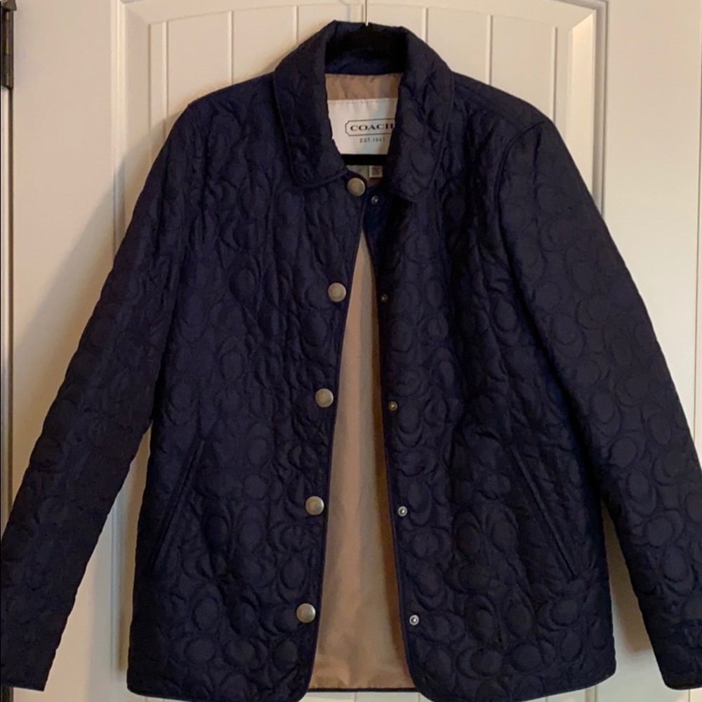Coach quilted jacket